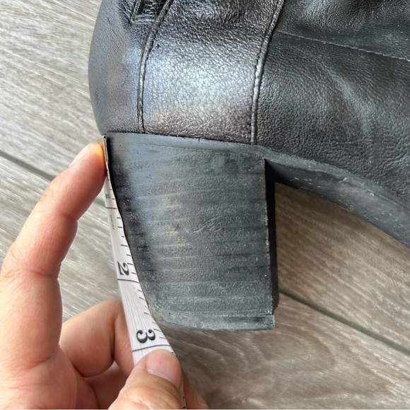 France Mode Metallic Leather Smooth Leather Mixed Ankle Boots - Picture 13 of 14